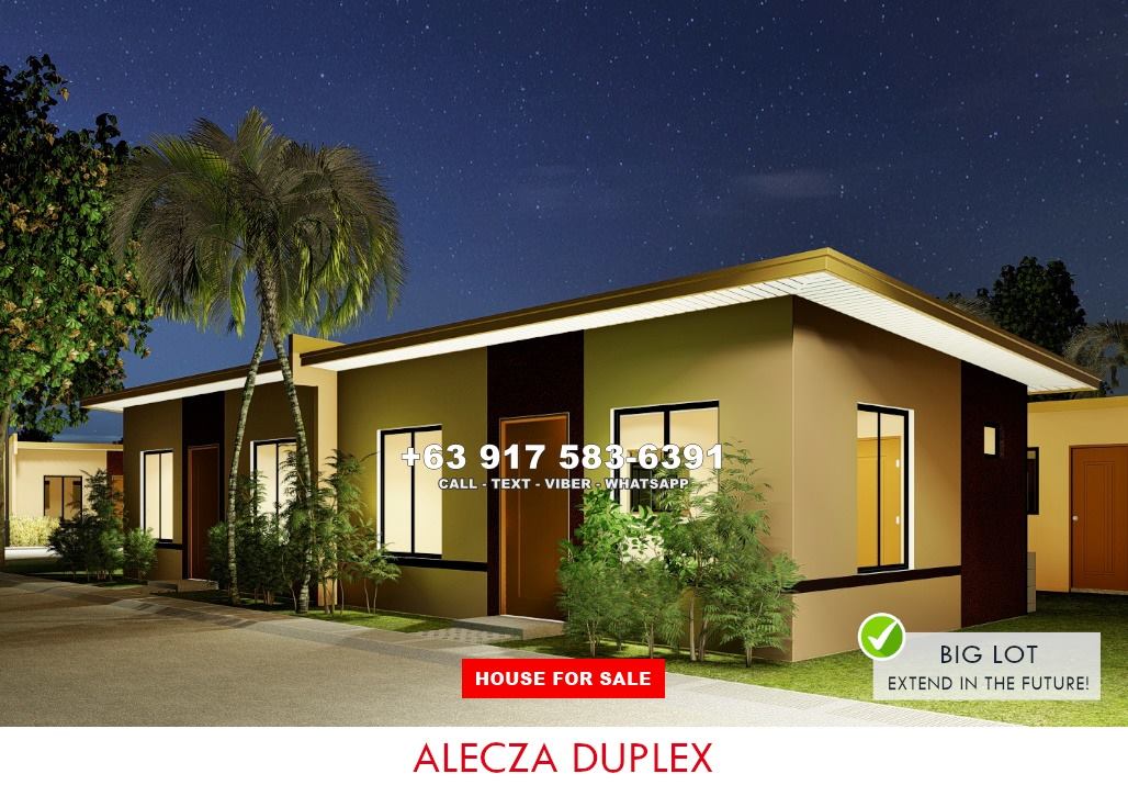 Alecza Duplex - Affordable House in Trece Martires, Cavite